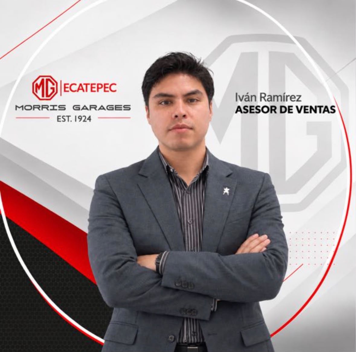 Iván Ramírez, asesor de ventas en MG Ecatepec